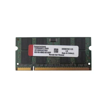 YongXinSheng DDR2 2GB 667MHZ PC2-5300S Laptopo Ram Atmintis Naudojama SO-DIMM Atsitiktiniai žetonų