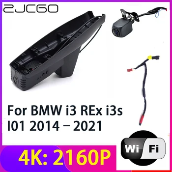 ZJCGO 4K 2160P Brūkšnys Cam DVR Kamera 2 Objektyvas Diktofonas Wifi Naktinio Matymo BMW i3 REx i3s I01 2014~2021