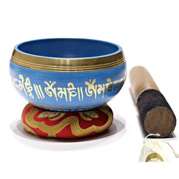 Žalvario Nepalas Tibeto Dubenys Dainavimo Kaušeliai Garso Gydomųjų Priemonių, Meditacijos Priemonė, Perkusija Joga Muzikos Instrumentų Rinkinys