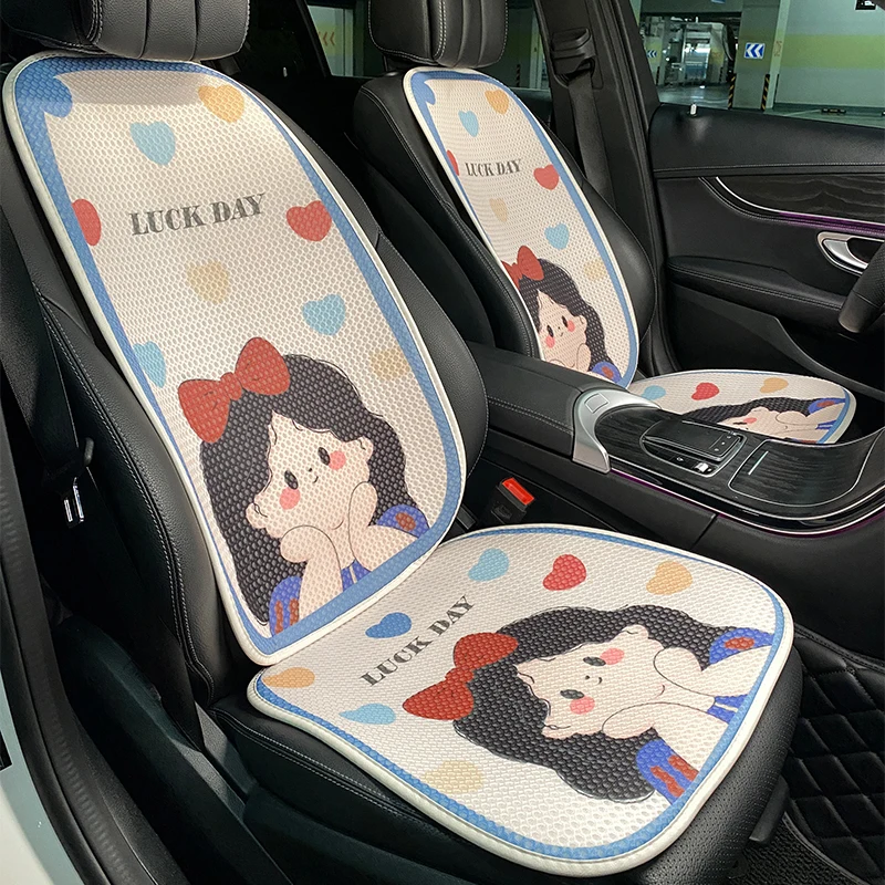 2023 Naujas Keturis Sezonus Universal 3D Kvėpuojantis Akių Animacinių filmų Širdies Mergina Penkių Sėdynės Galinis Bezdalius Pagalvėlė Automobilių Sėdynės Padengti Automobilių Puošyba