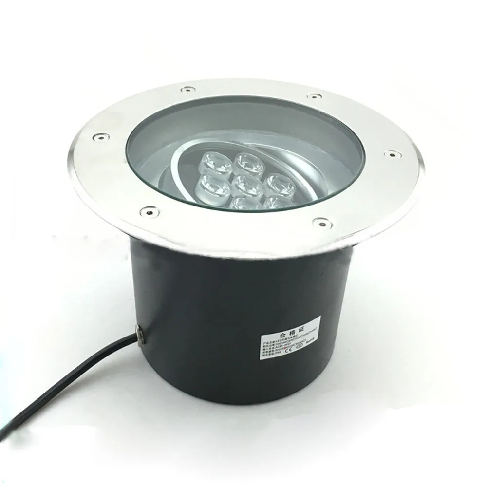 (2vnt/lot) Adjustable7w Pritemdomi IP68 LED Požeminės Lempa LED Lauko Žemės, Sodo Kelio Grindų Lempos po žeme Palaidotas Kieme