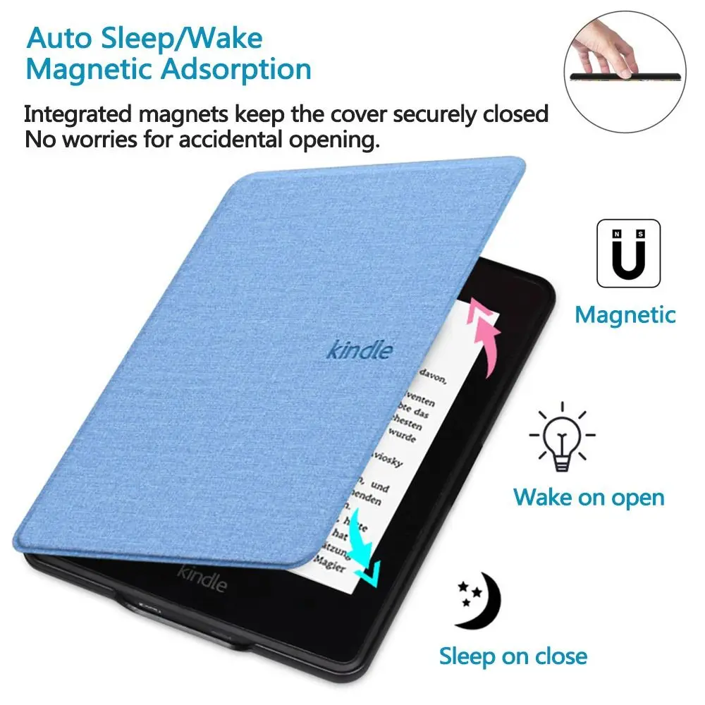 Auto Sleep/Wake 6.8 colių E-Reader 