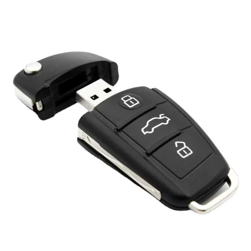 Automobilio Raktas 128 gb USB Flash Drive Pritaikoma Nustatyti Pen Drive 64GB Black Memory Stick 32GB Kūrybos Dovanos Saugojimo Prietaisas 16GB