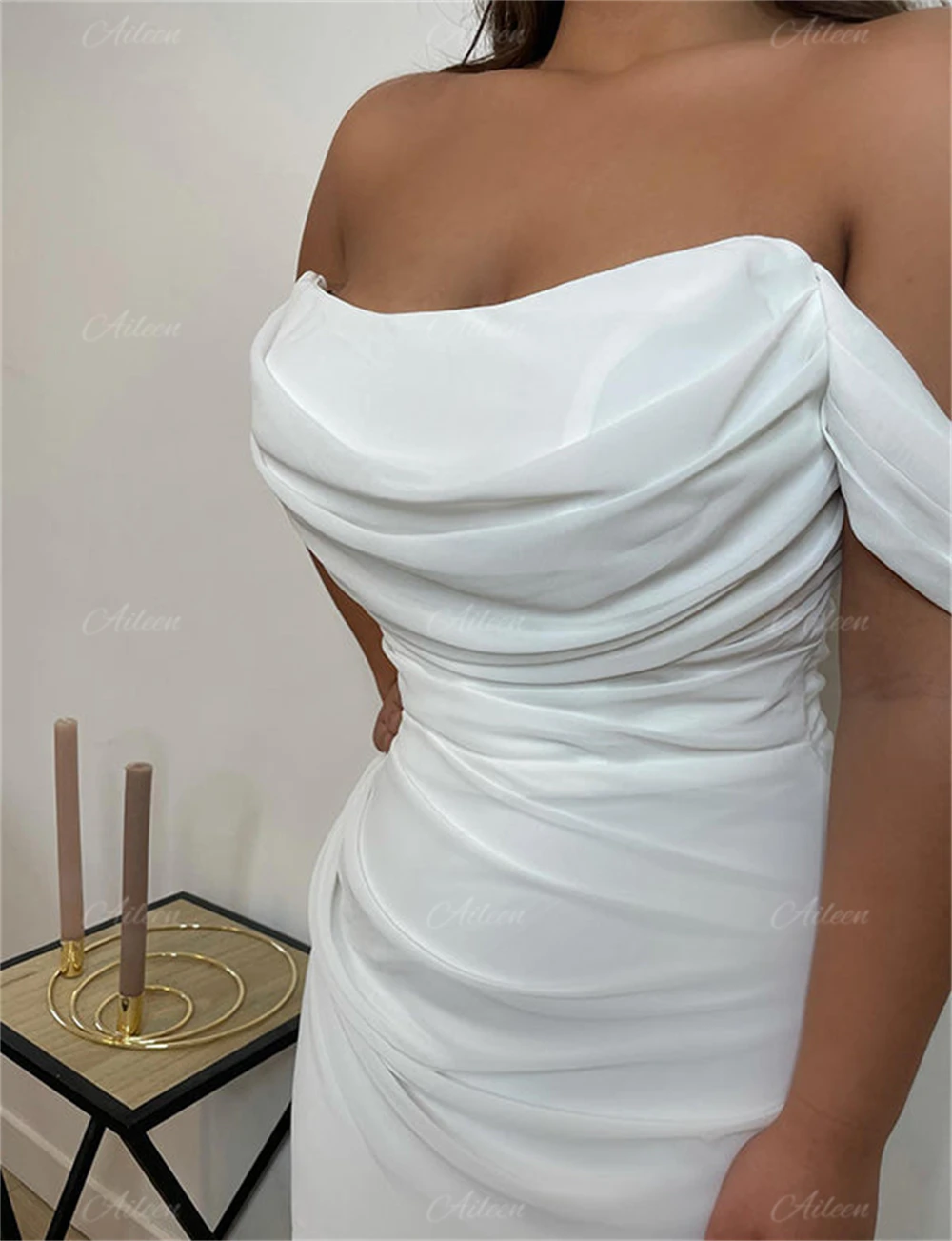 Baltos Suknelės Moterims Madingas Dubajus Vakaro Suknelės 2022 Elegantiškas Vestuvių Ilgai Royal vakarinę Suknelę Plius Dydžio Pritaikymas savo reikmėms
