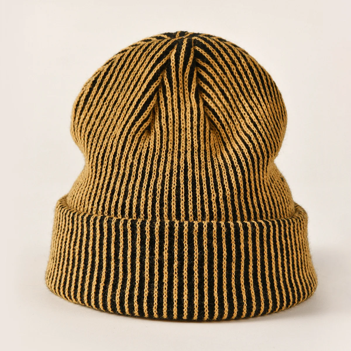 Dryžuota Megzta kepurė Lauko Vilnonių Skrybėlę Europoje Ir Amerikoje, Vyrų Ir Moterų Jojimo Kepuraitės, Ausų Apsaugos Šiltas Garbanotais Kraštais Skrybėlę