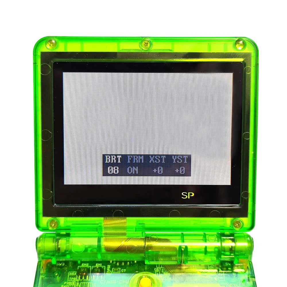DSI V3 Pre-Laminuotos LCD Ekranas Rinkiniai Pakeisti GBA SP Nekilnojamojo Fizinės Pagal Dot Dot DSI Pabrėžti Ryškumo LCD Rinkiniai GBASP