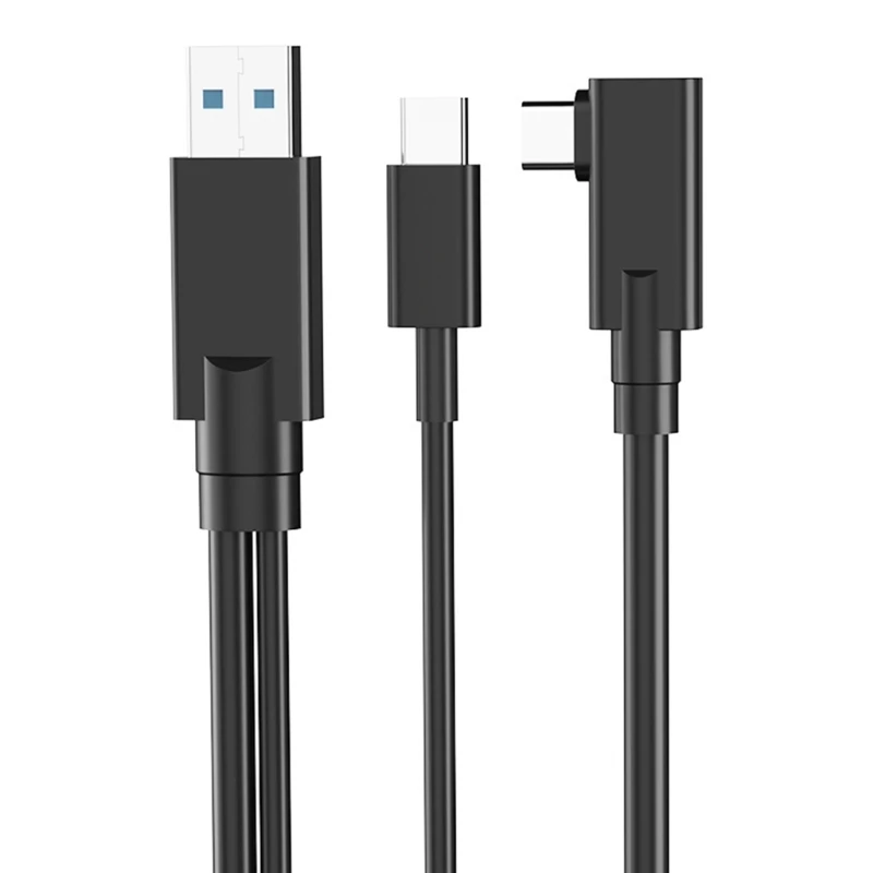 DXAB USB3.2 Tipas-c Link Cable 16FT(5M) už Quest 2/Pico 4 (VR), laisvų Rankų įranga, Dual Uostų Laido 5GBPS Didelės Spartos Duomenų Perdavimo Kabelis