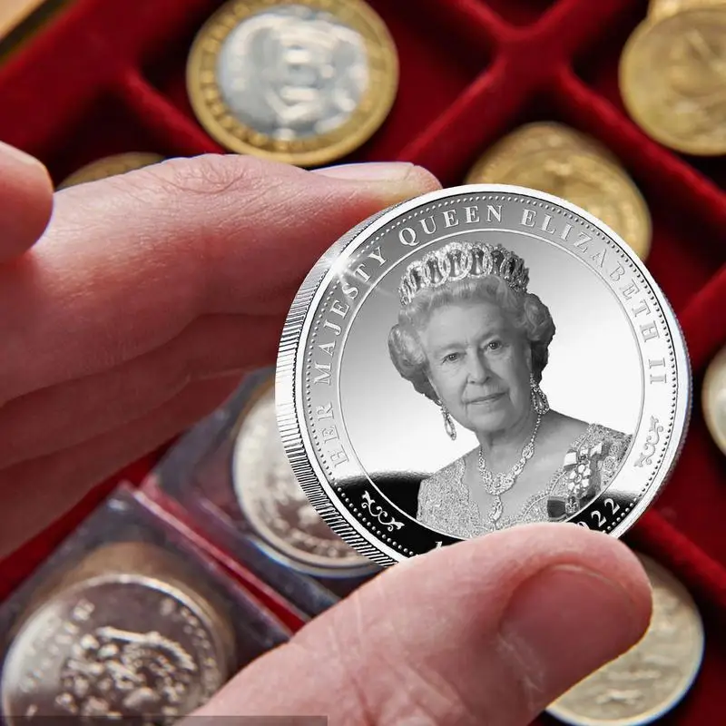 Karalienė Elžbieta II Atminimo Monetos 1926-2022 Featuring Jos Didenybė Karalienė Elžbieta Monetų Kolekcionieriams Monetų Kolekcijas Jubiliejų