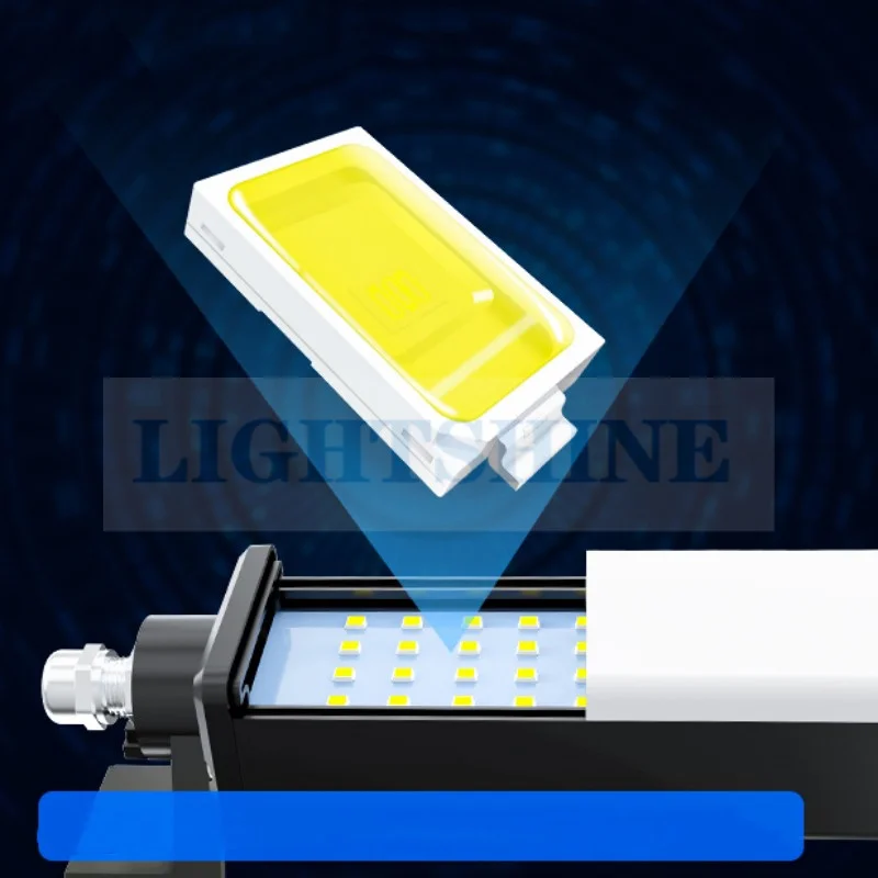 LED staklių darbo lempa 30W 40W CNC tekinimo priekinis žibintas atsparus vandeniui aliuminio lydinio tris-įrodymas, lempos 664mm 764mm 864mm 964mm 1064mm