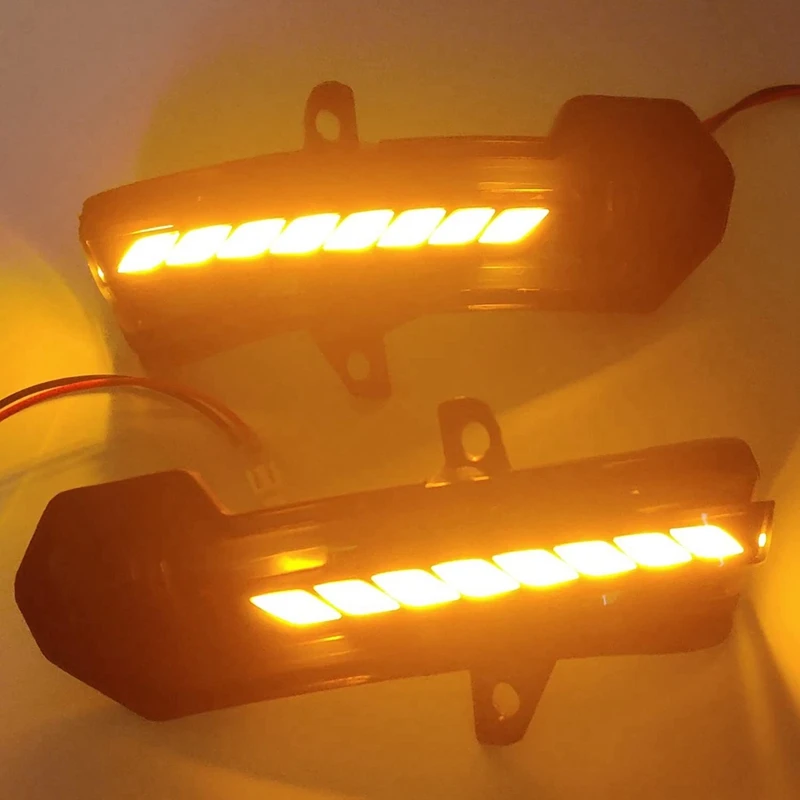 LED valdomi išoriniai Veidrodėliai Eilės Dinamiškas Posūkio Signalo Žibintai Rodiklis Chevrolet Chevy Blazer 2019-2022,Rūkyti Juoda