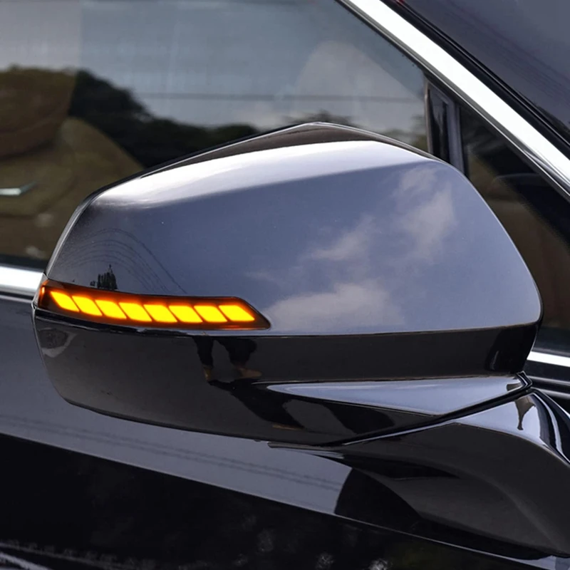 LED valdomi išoriniai Veidrodėliai Eilės Dinamiškas Posūkio Signalo Žibintai Rodiklis Chevrolet Chevy Blazer 2019-2022,Rūkyti Juoda