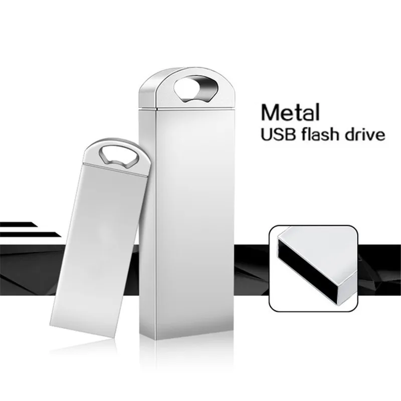 Matel Usb Flash Drive 4GB 8GB 16GB 32GB 64GB Pendrive Pen Diskas 128GB Memoria Usb 256 GB Usb 2.0 Flash Pen Ratai U Disko