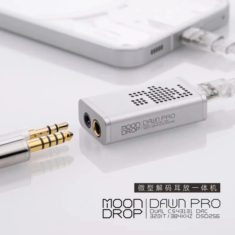 MOONDROP AUŠROS Pro Pelninga USB DAC/AMP Dual CS43131 VPK 32Bit/384kHz DSD256 Dekoderis Heasphone Stiprintuvas