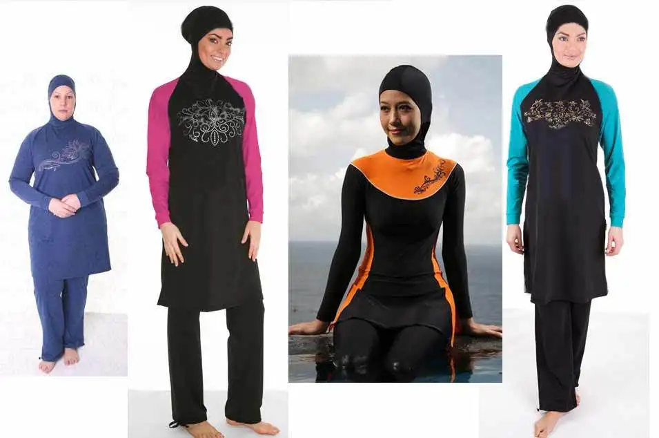 Musulmonų maudymosi kostiumėlį Moteris Musulmonų maudymosi Kostiumėliai, Islamo maudymosi kostiumėlį drabužių Tankinis