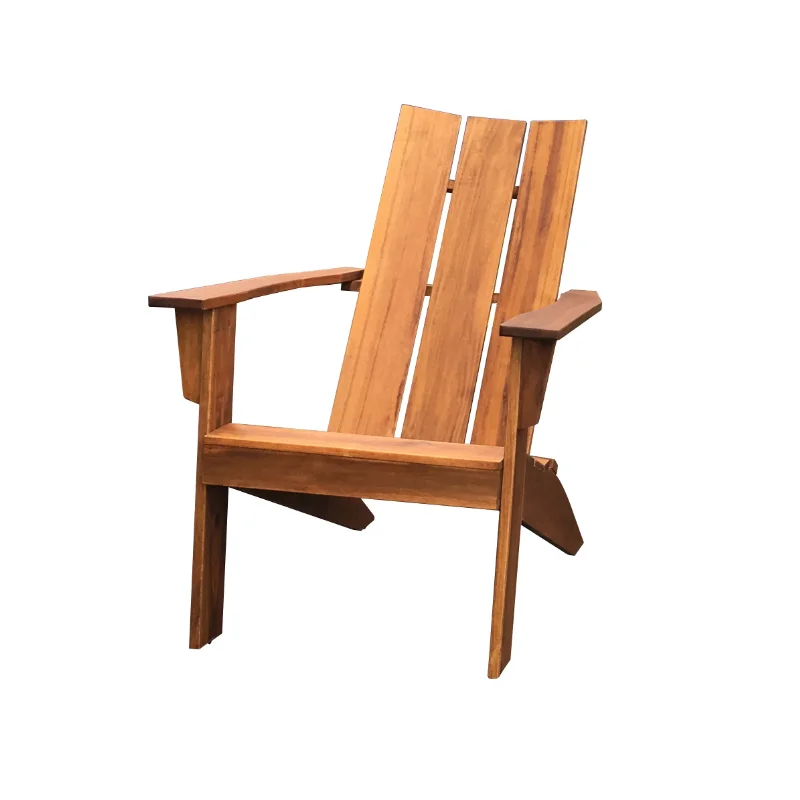Mūsų Organizmo Kertinių Akmenų, Medienos Lauko Šiuolaikinės Adirondack Kėdės, Natūralios Spalvos