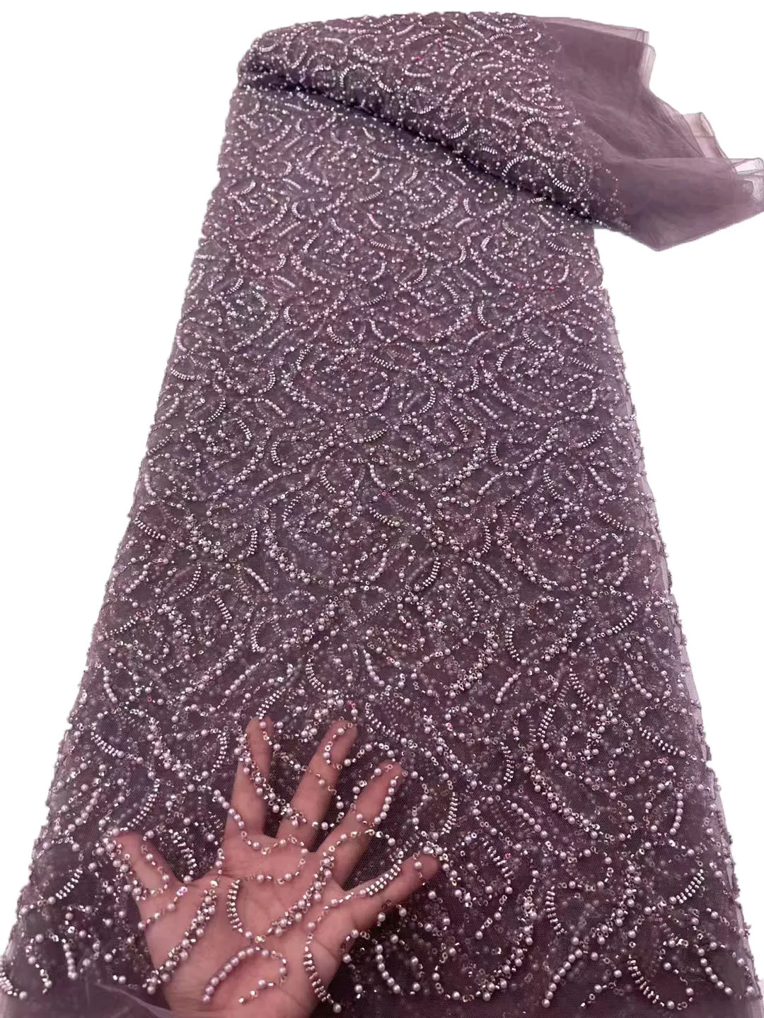 Naujas trijų dimensijų nagų granulių vamzdis siuvinėjimas nėrinių, Europa ir Jungtinės amerikos valstijos high-end china mados vakarą suknelė