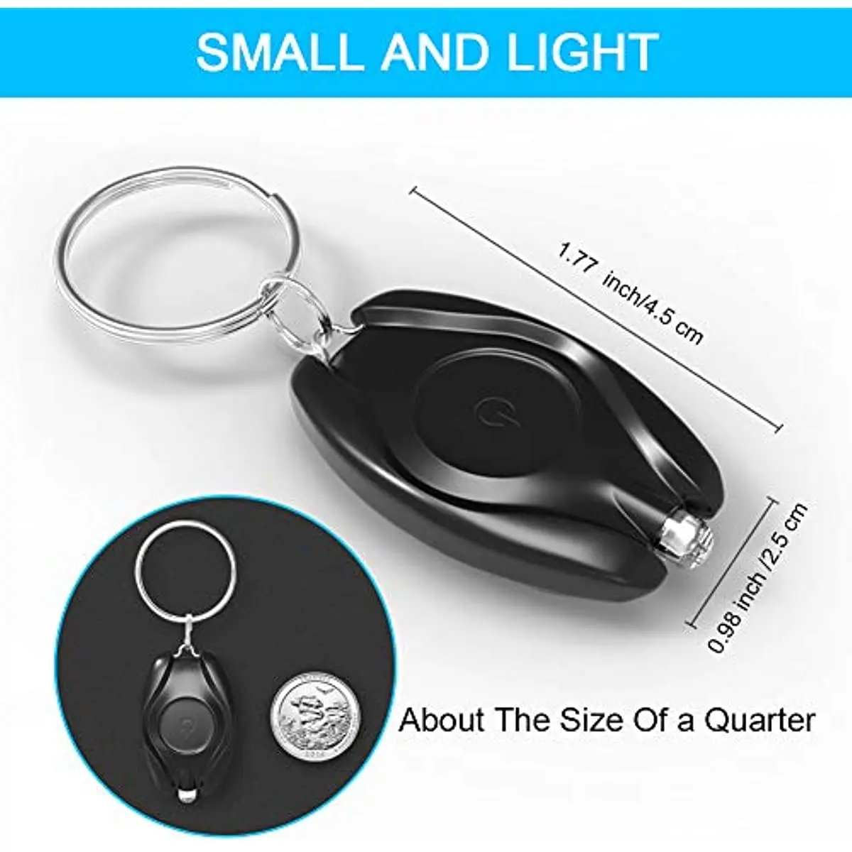 Nešiojamų Mini LED Keychain Žibintuvėlis Super Šviesus Raktų Žiedas Žibintuvėlis atsparus Vandeniui Pocket Mažas Šviesos savigynos Taktikos Lanterna