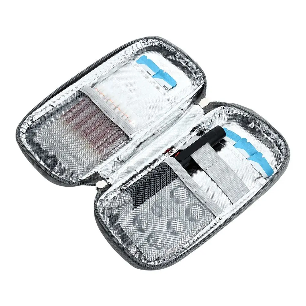 Oksfordo Audinio Insulino Aušinimo Maišelis Šalto Laikymo Maišelis Medicina Kelionės Kišenėje Cooler Bag Paketas su Narkotikais Šaldiklio Diabetu Žmonių