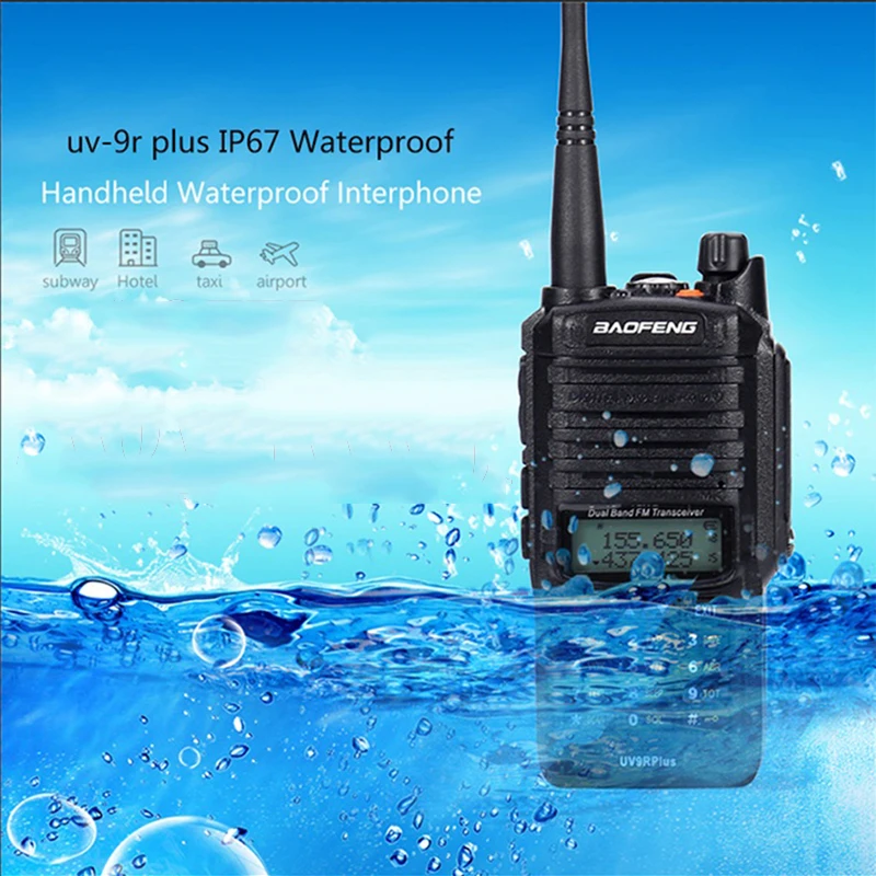 UV-9R Plius Didelės Galios Versijos Baofeng UV9R Du Būdu Radijo VHF UHF Radijo Walkie Talkie