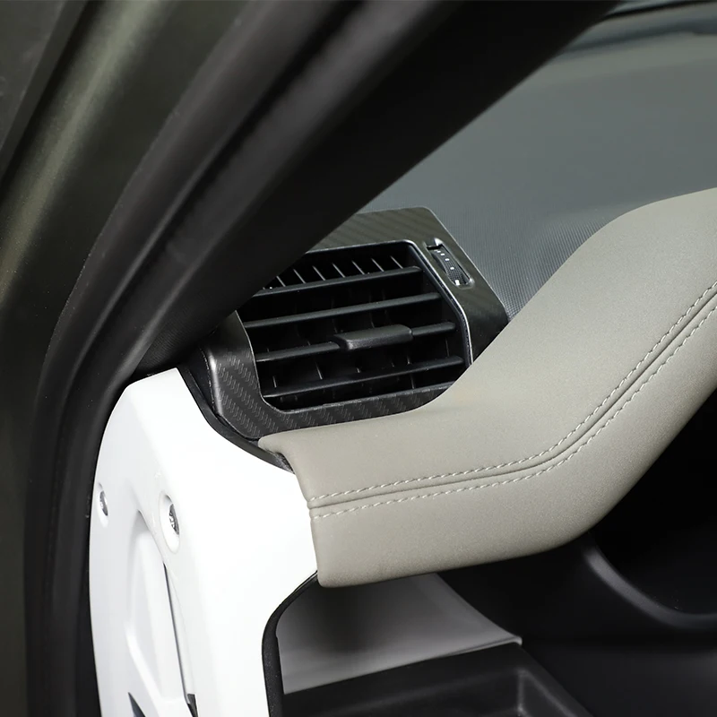 Už 2020-2022 Land Rover Defender 90 110 nerūdijančio plieno, automobilių porankiu lauke skydelio, AC ventiliacijos rėmas padengti lipdukas priedai