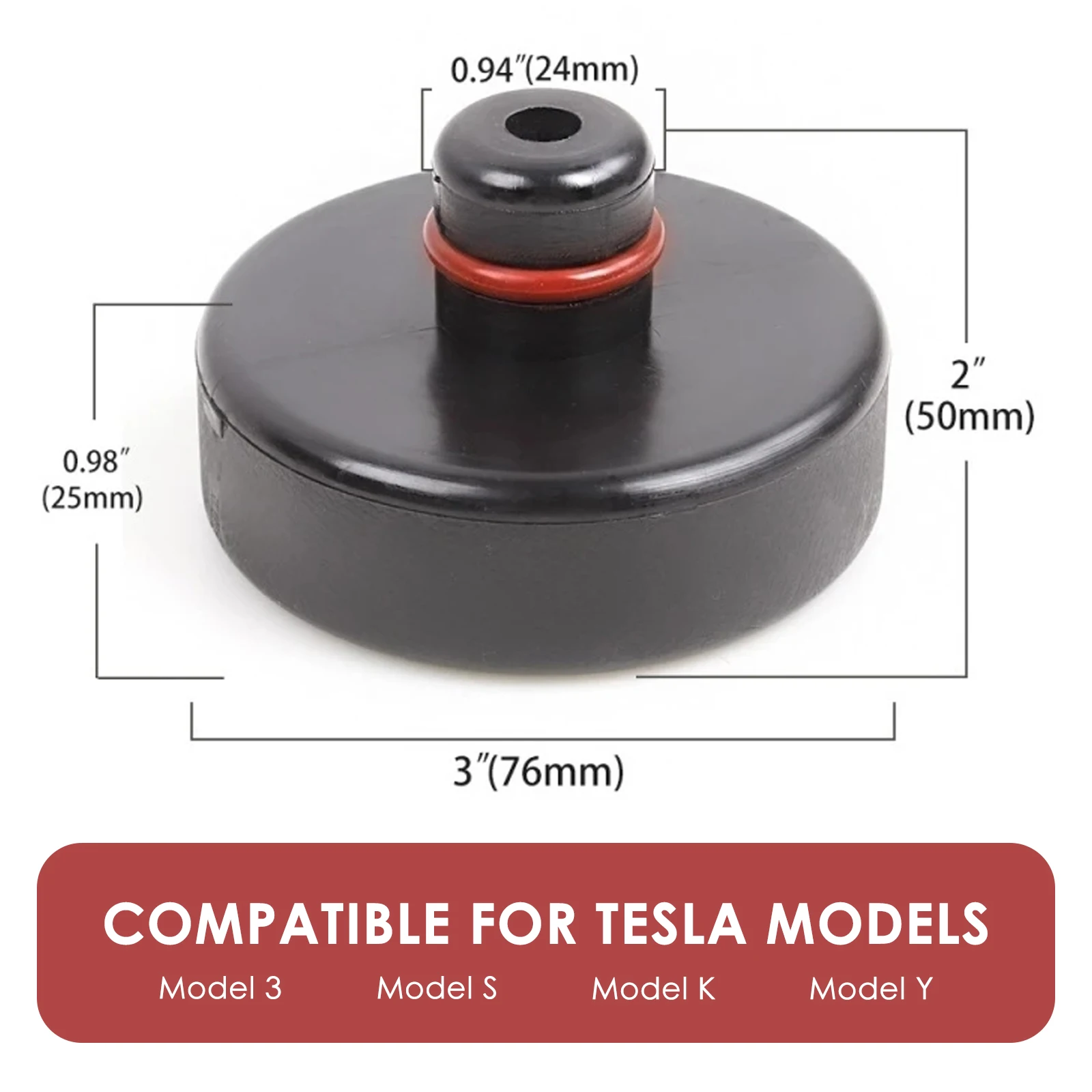 Už Tesla Silikono Jack Lifto Mygtukai Taško, Adapteris, Skirtas Modelis 3 Modelis Y Modelis S Modelis X Su Laikymo Maišą-4 Pack/2 Pak