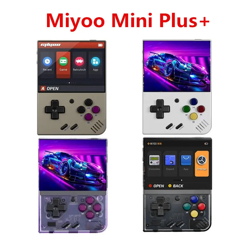 V3 3.5 colių Ips Hd Ekranas Retro Delninis Žaidimų Konsolės Miyoo Mini Plus, Wi-fi Žaidimų Vaizdo Grotuvas 30000games Linux Sistema