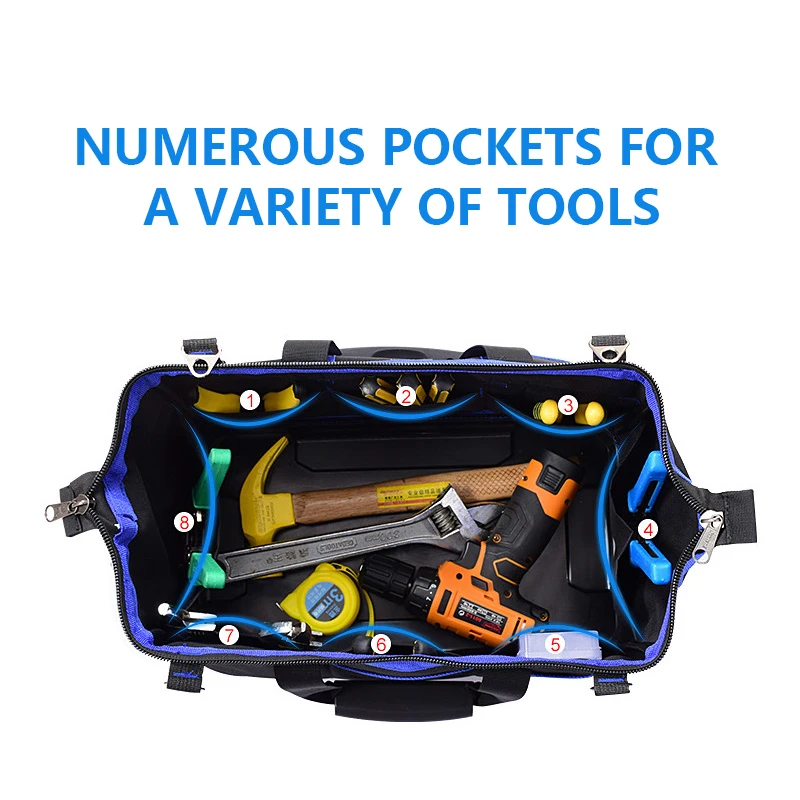 Įrankių Krepšys, Dirželis Elektrikai Gręžimo Atsuktuvas Oksfordo Audinio Įrankis Saugojimo Krepšys